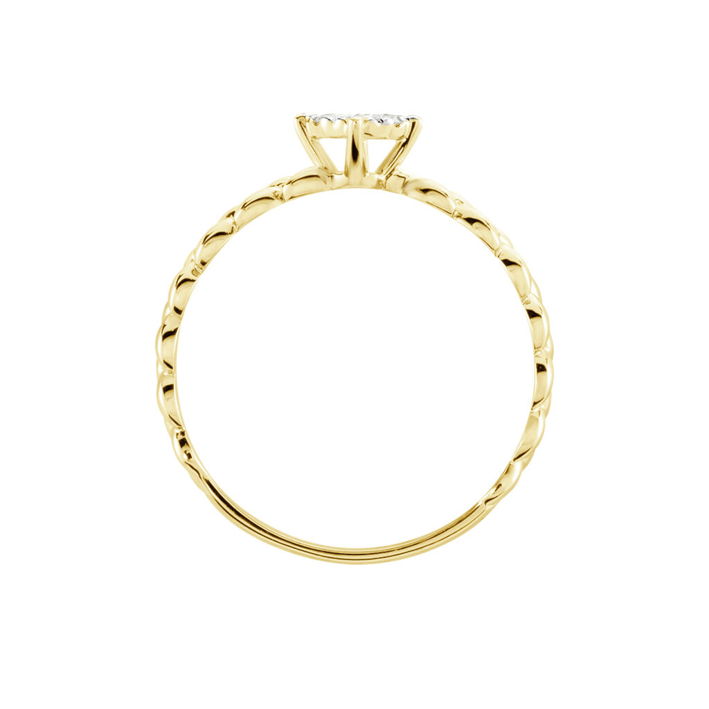 Bague Or Jaune Adlai Diamants