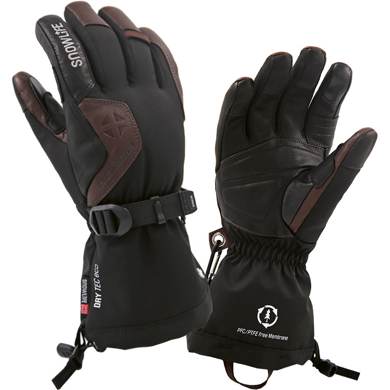 Snowlife Herren Handschuh CAPRICORN DT ECO black/brown | Skihandschuhe | Skibekleidung | Herren | XSPO-Fashion