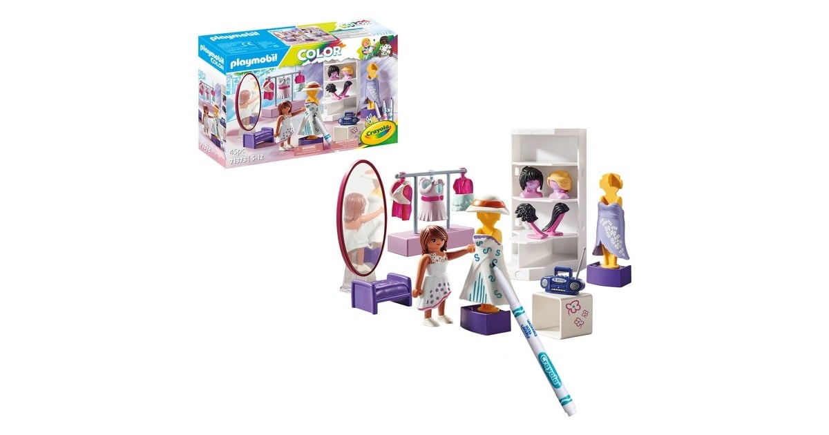 PLAYMOBILColor - Modeontwerpset Constructiespeelgoed  (71373)