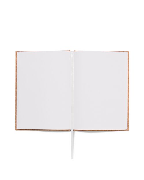 carnet A5 blanc avec liège