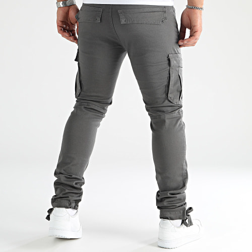 Lot De 2 Pantalons Cargo 1749 1845 Beige Gris