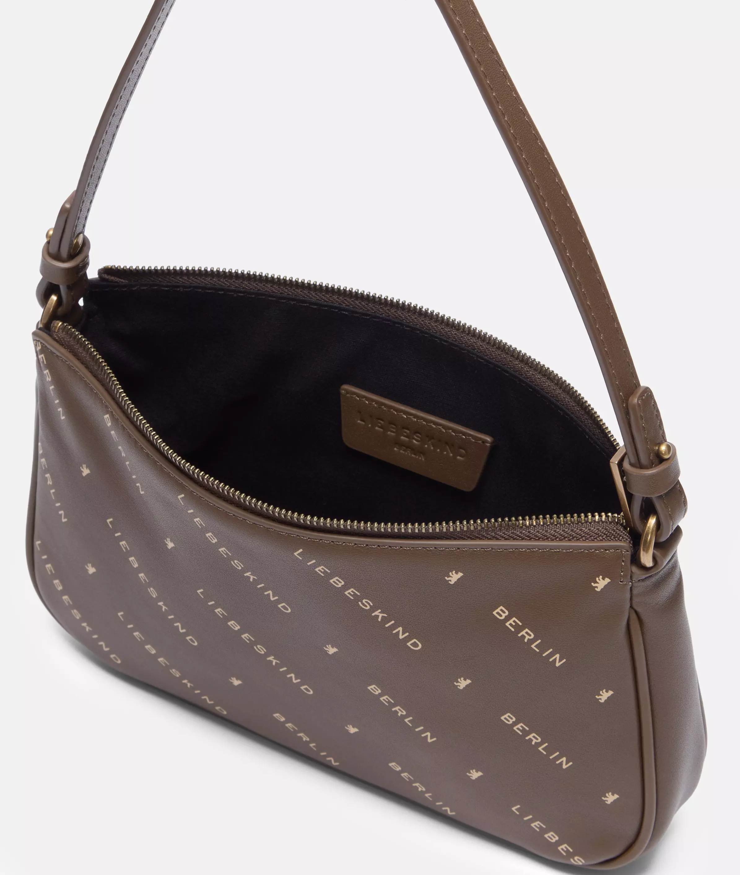 Monogram Crossbody S Leather shoulder bag with monogram