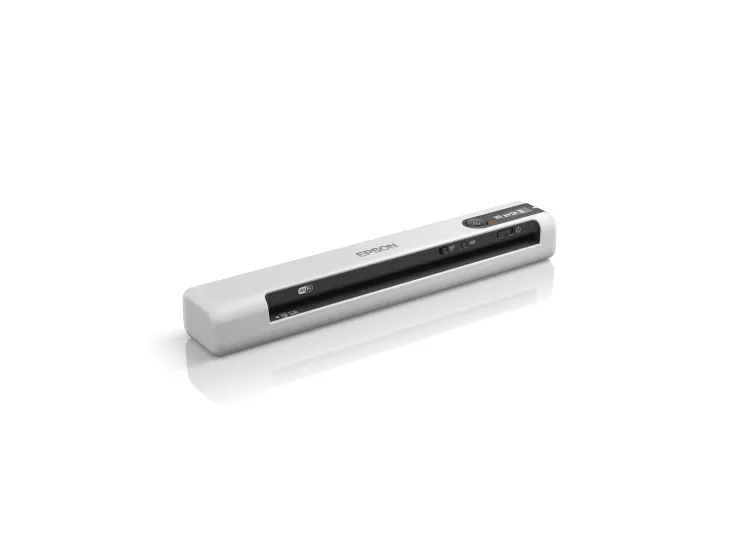 Epson WorkForce DS-80W - Dokumentscanner - Contact Image Sensor (CIS) - A4 - 600 dpi x 600 dpi - op til 15 ppm (mono) / op til 15 ppm (farve) - op til 300 scanninger pr. dag - USB 2.0, Wi-Fi(n)