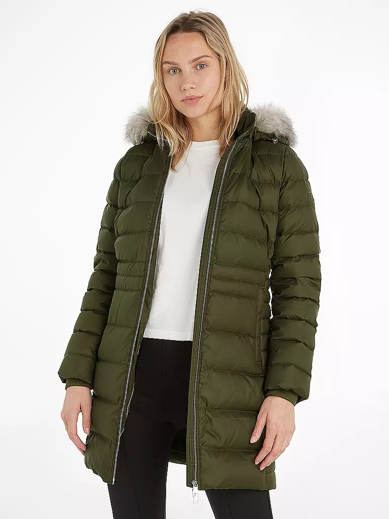 TOMMY HILFIGER Steppmantel olive