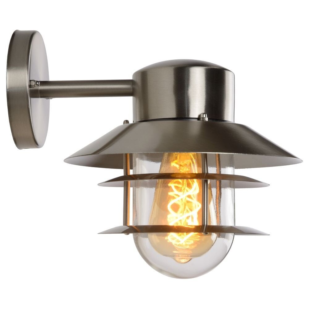 Zico wandlamp in mat chroom E27 IP44