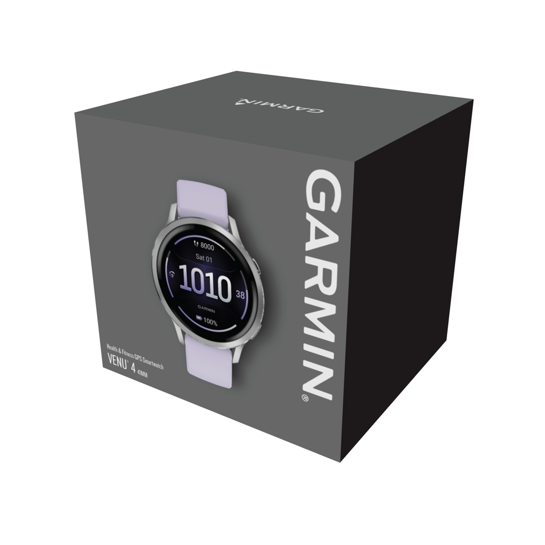 Garmin Venu 4 - 41mm Silber / Lavendelblau
