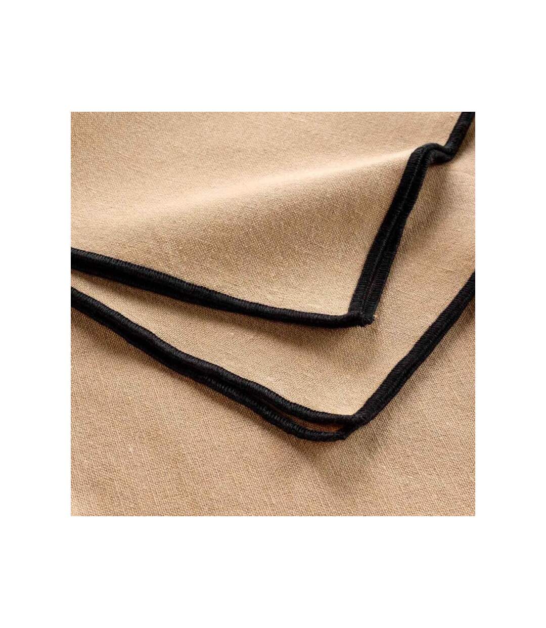 Lot de 3 Serviettes de Table Mistraline 40x40cm Beige