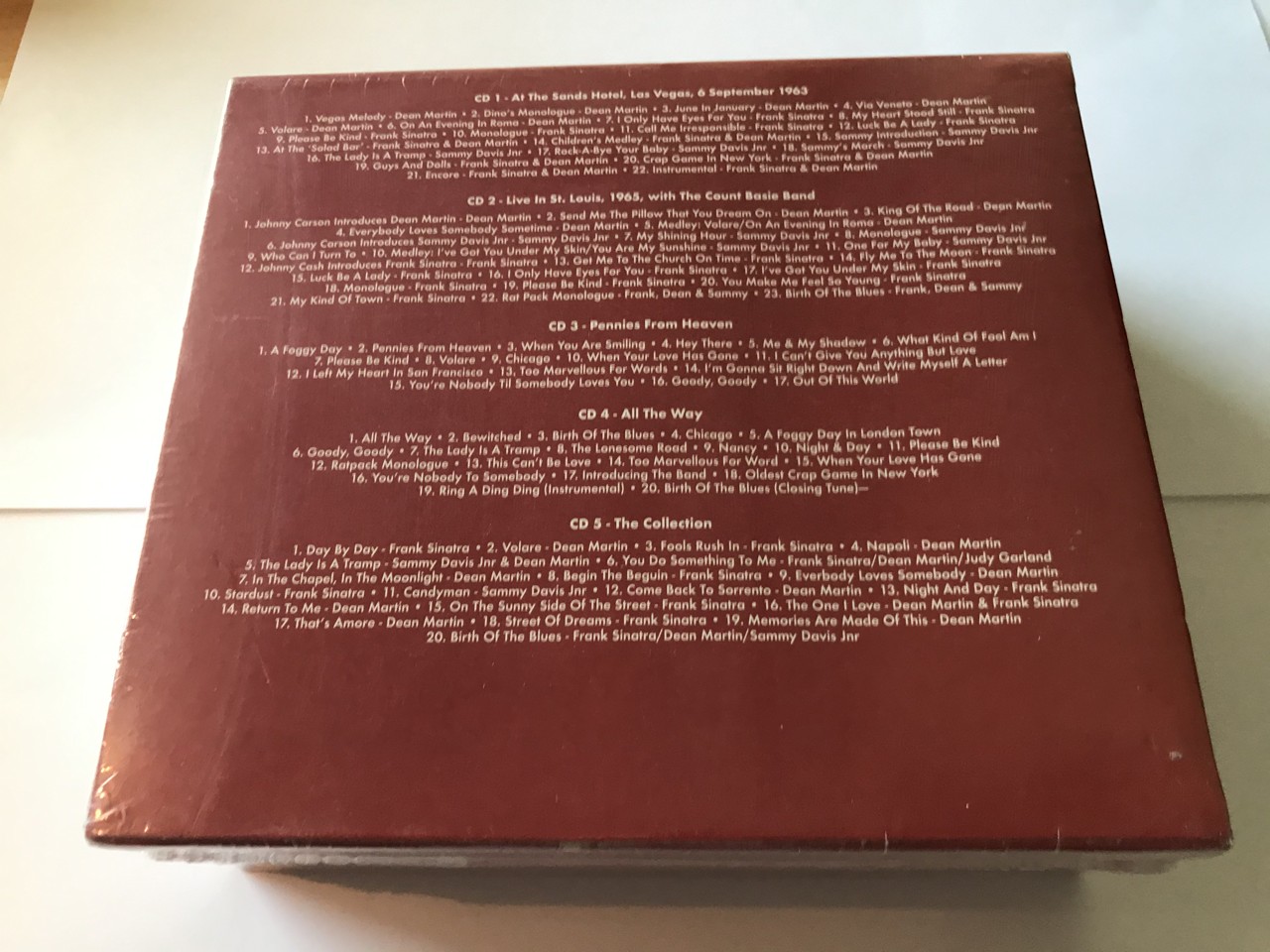 TheRatpack – 5 CD Frank Sinatra, Sammy Davis, Dean Martin