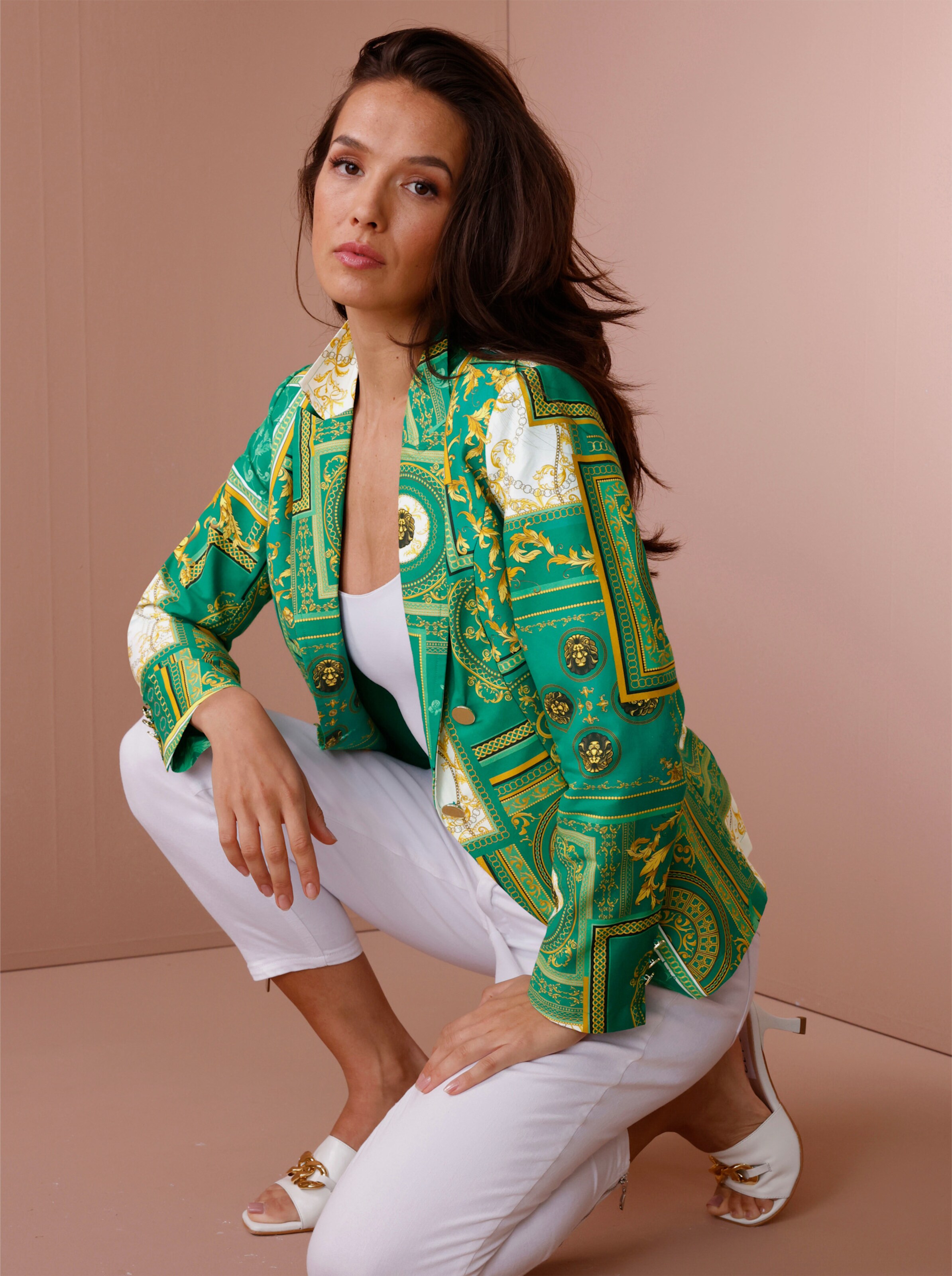 Seiden-Baumwoll-Blazer