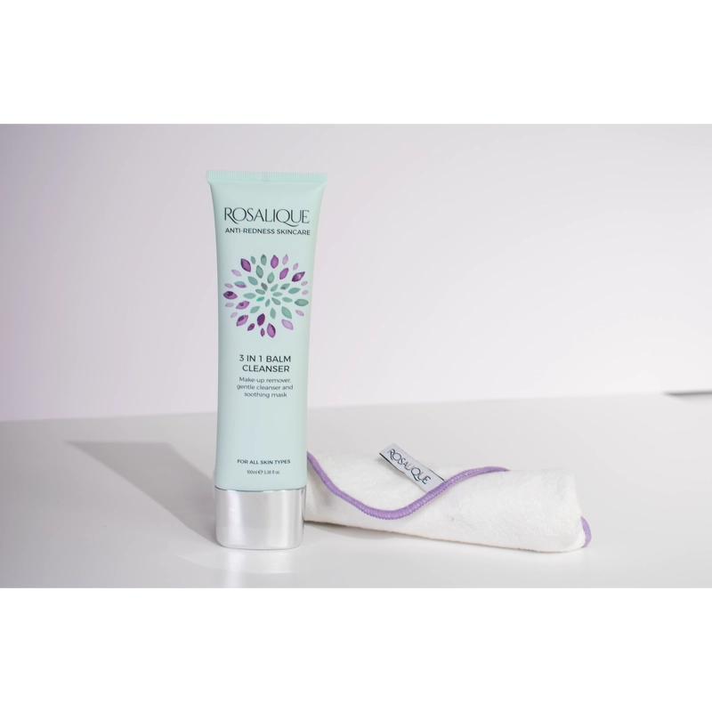 Rosalique 3 In 1 Balm Cleanser 100 ml + 3 Bamboo Cloths