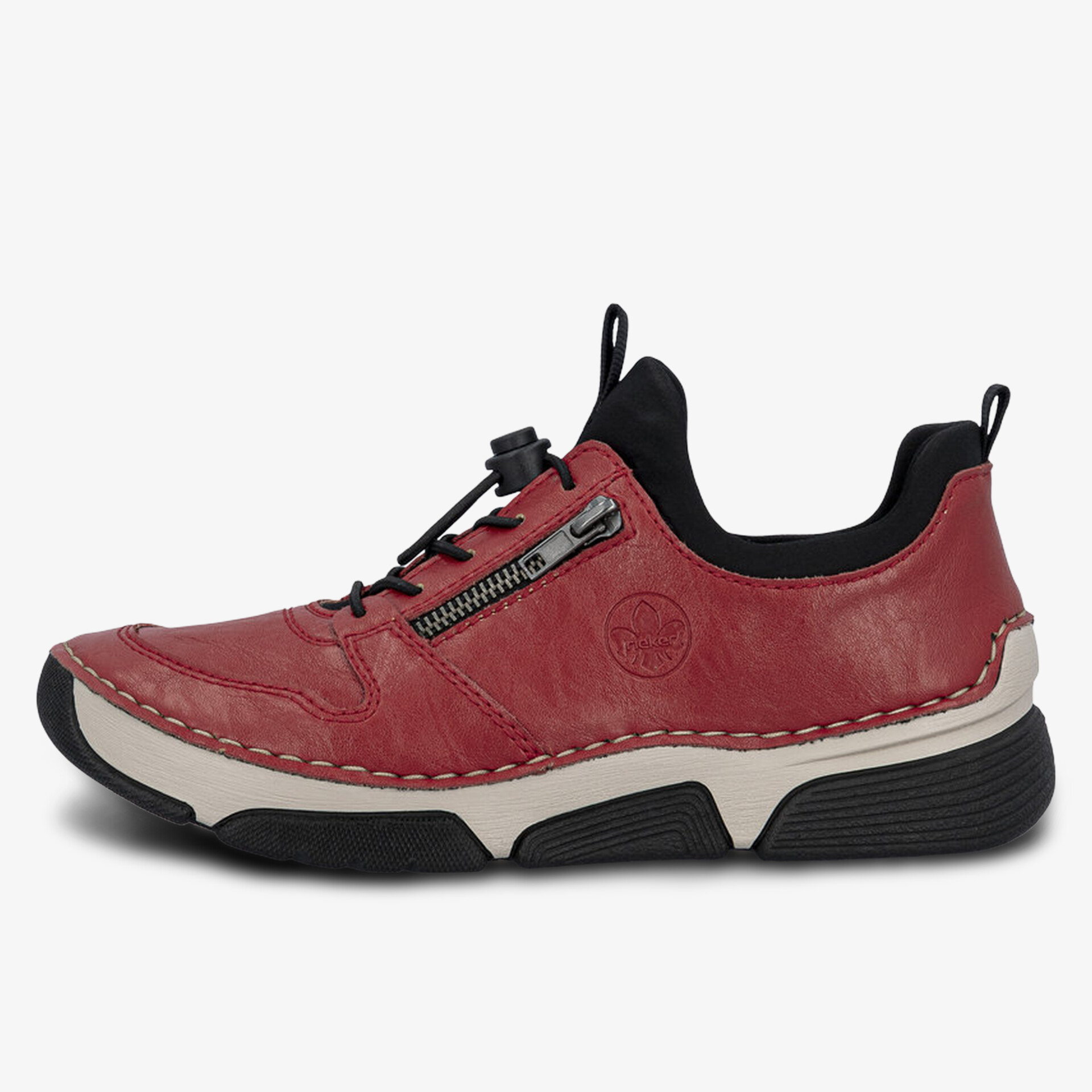 rieker Damen Halbschuhe rot