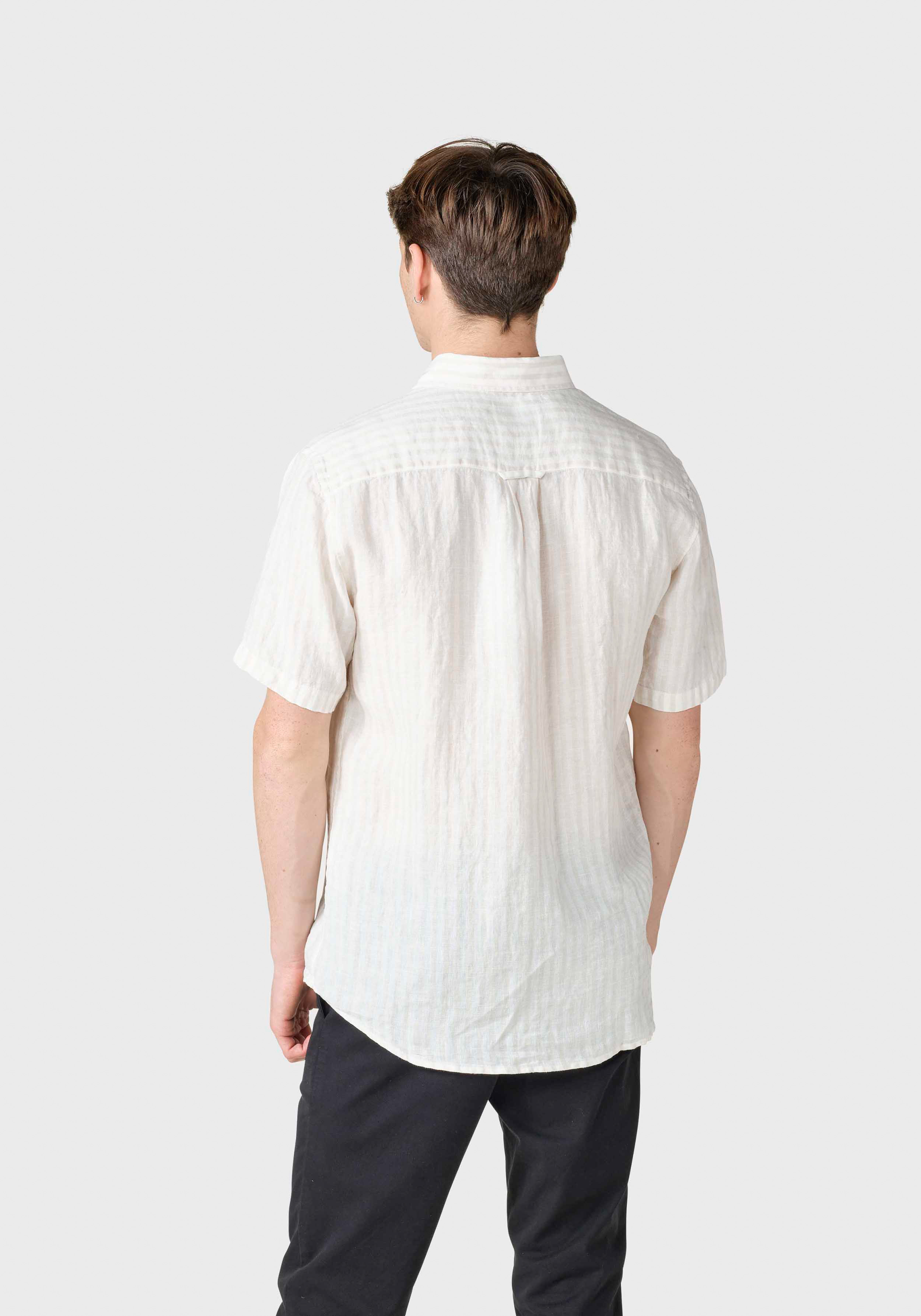 Klitmøller Collective Leinenhemd Dennis Cream/Sand