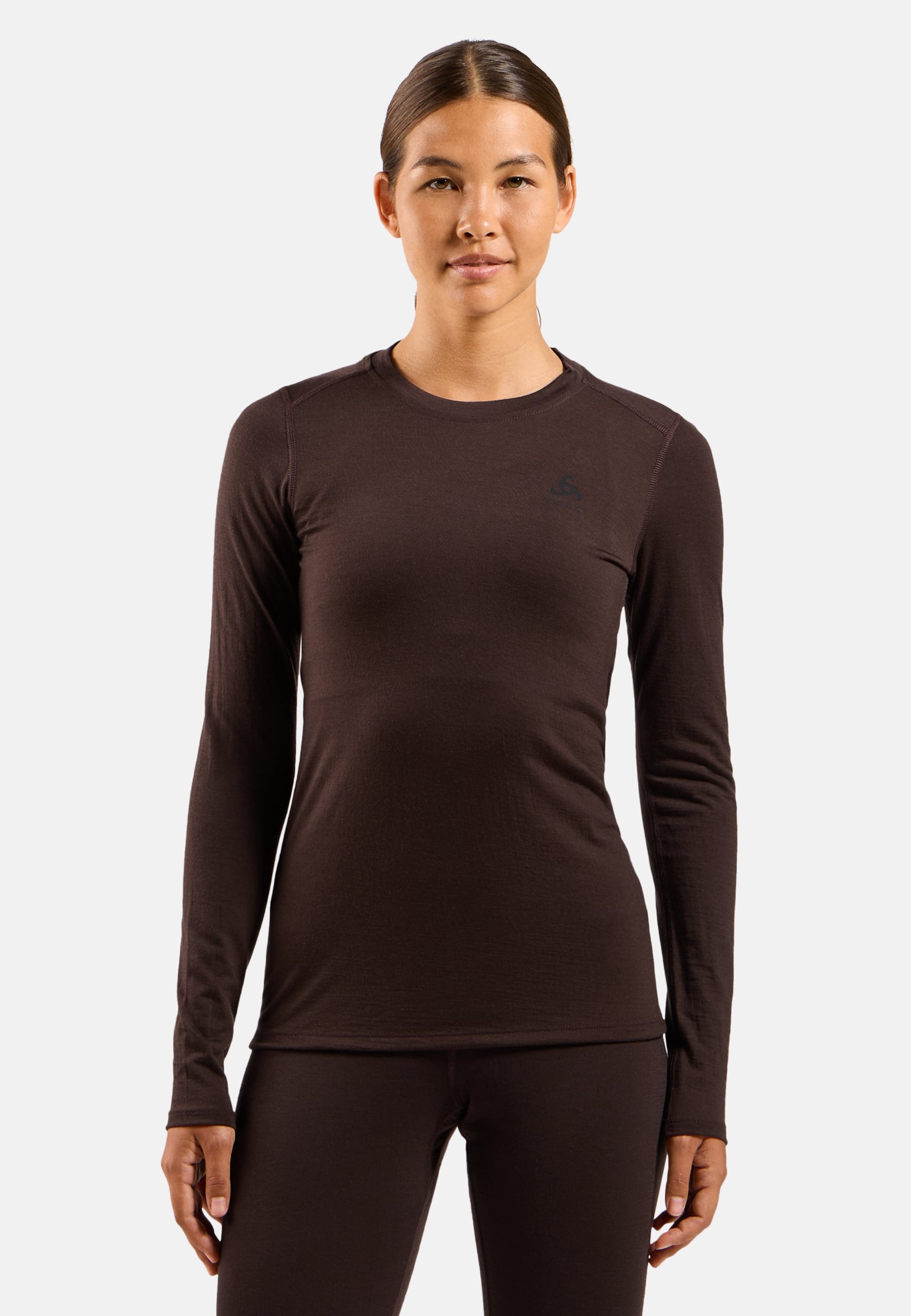 Natural Merino 160 Base Layer Langarmshirt in fudge