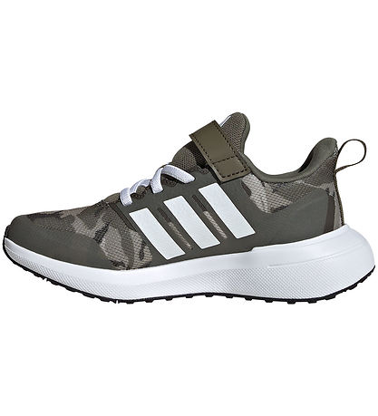 adidas Performance Sko - FortaRun 2.0 EL K - Army Grøn/Hvid