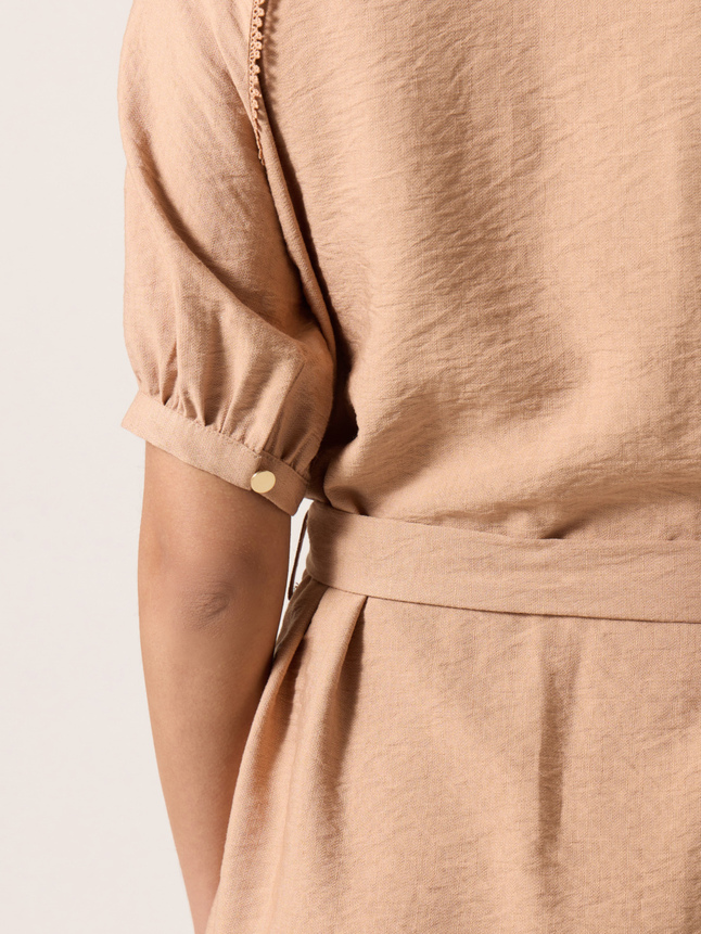 Robe chemise cintrée