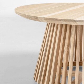 KaveHome Couchtisch IRUNE 80 x 40 cm Teak braun