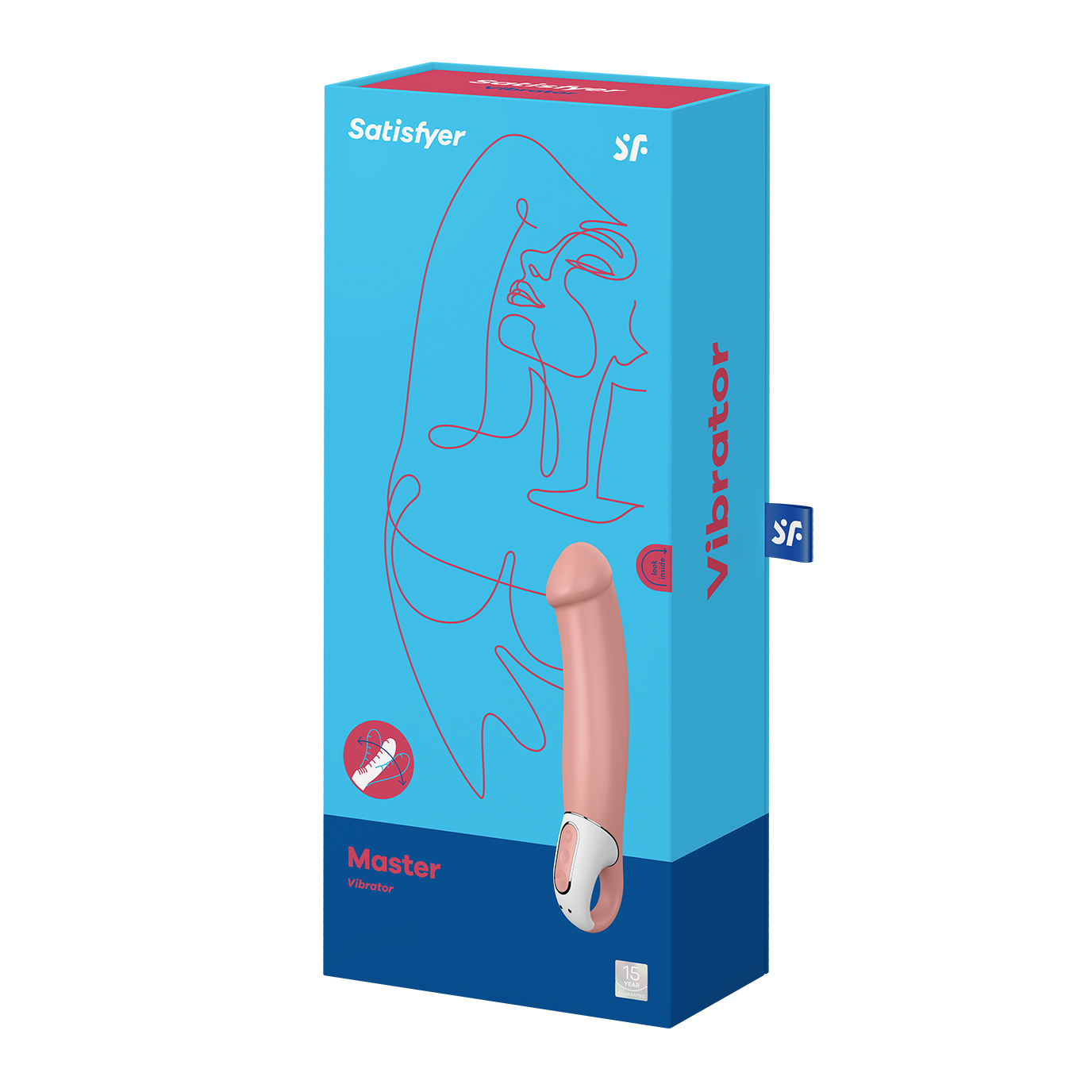 Master XXL Massage Vibrator (4049369016440) - Rosa