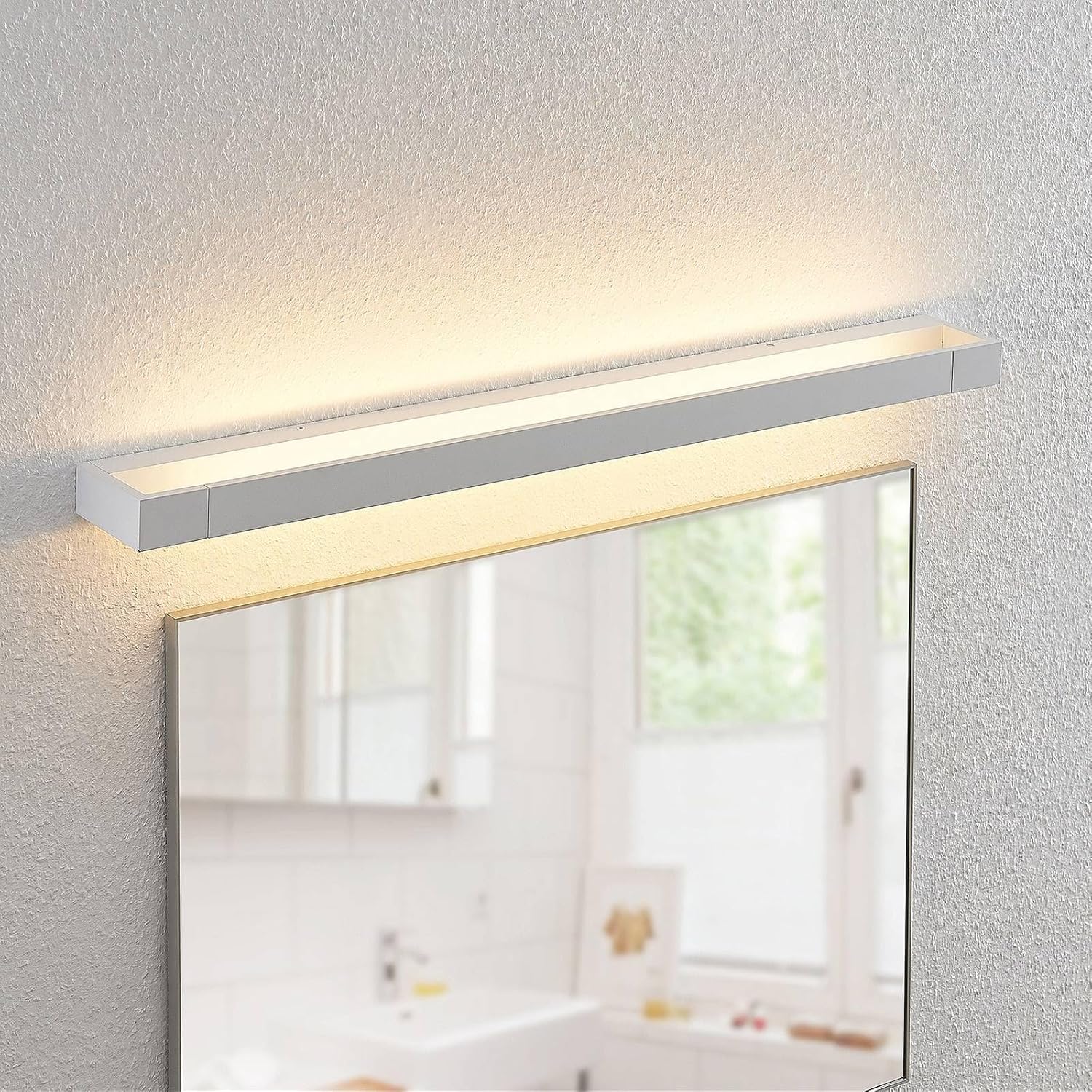 Arcchio ,schwenkbar (spritzwassergeschützt (Modern) in Weiß aus Aluminium (1 flammig,) - Bad Wandleuchten Spiegelleuchte Badezimmer Wandbeleuchtung Badezimmerleuchte