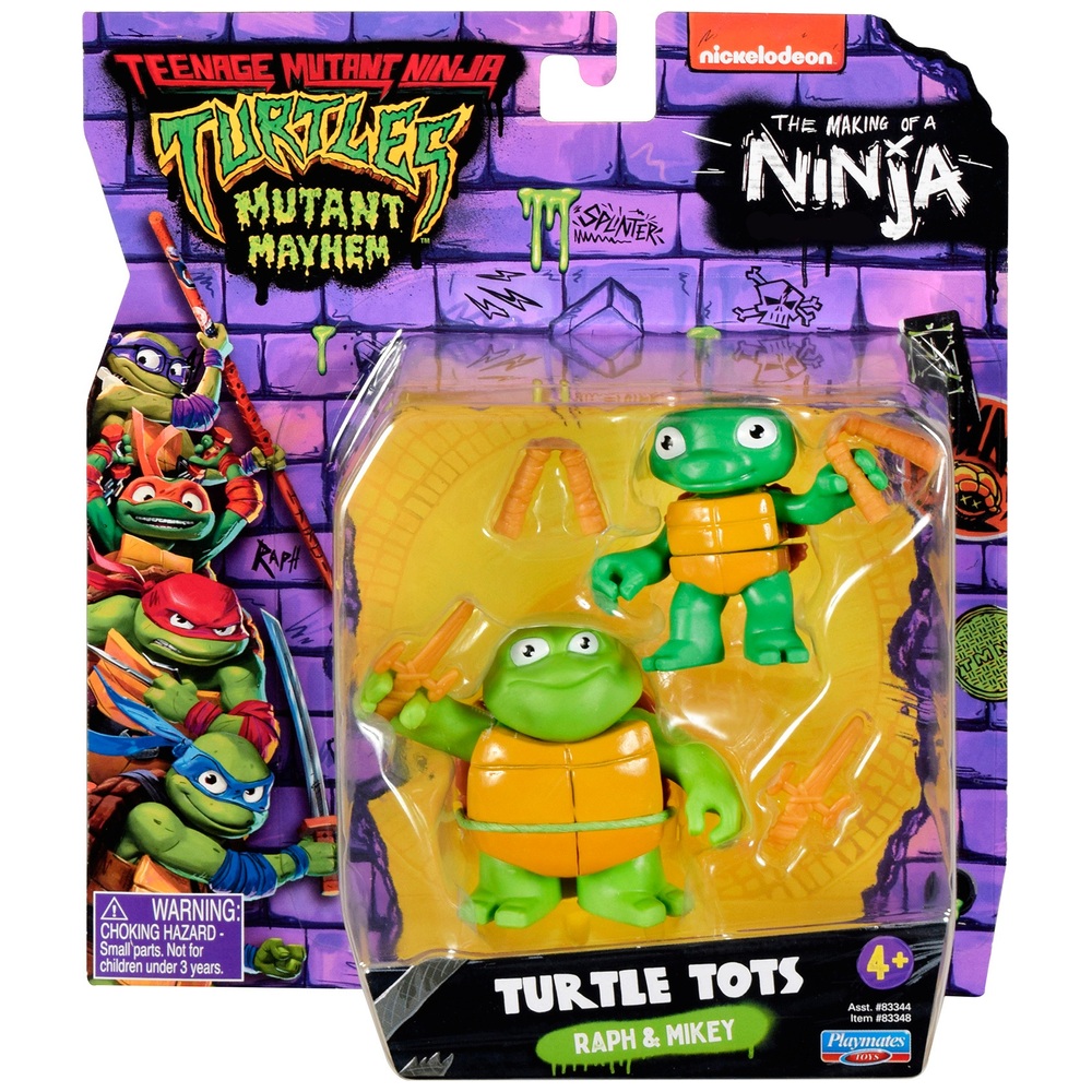 Teenage Mutant Ninja Turtles: Mutant Mayhem Turtle Tots - Michelangelo & Raphael