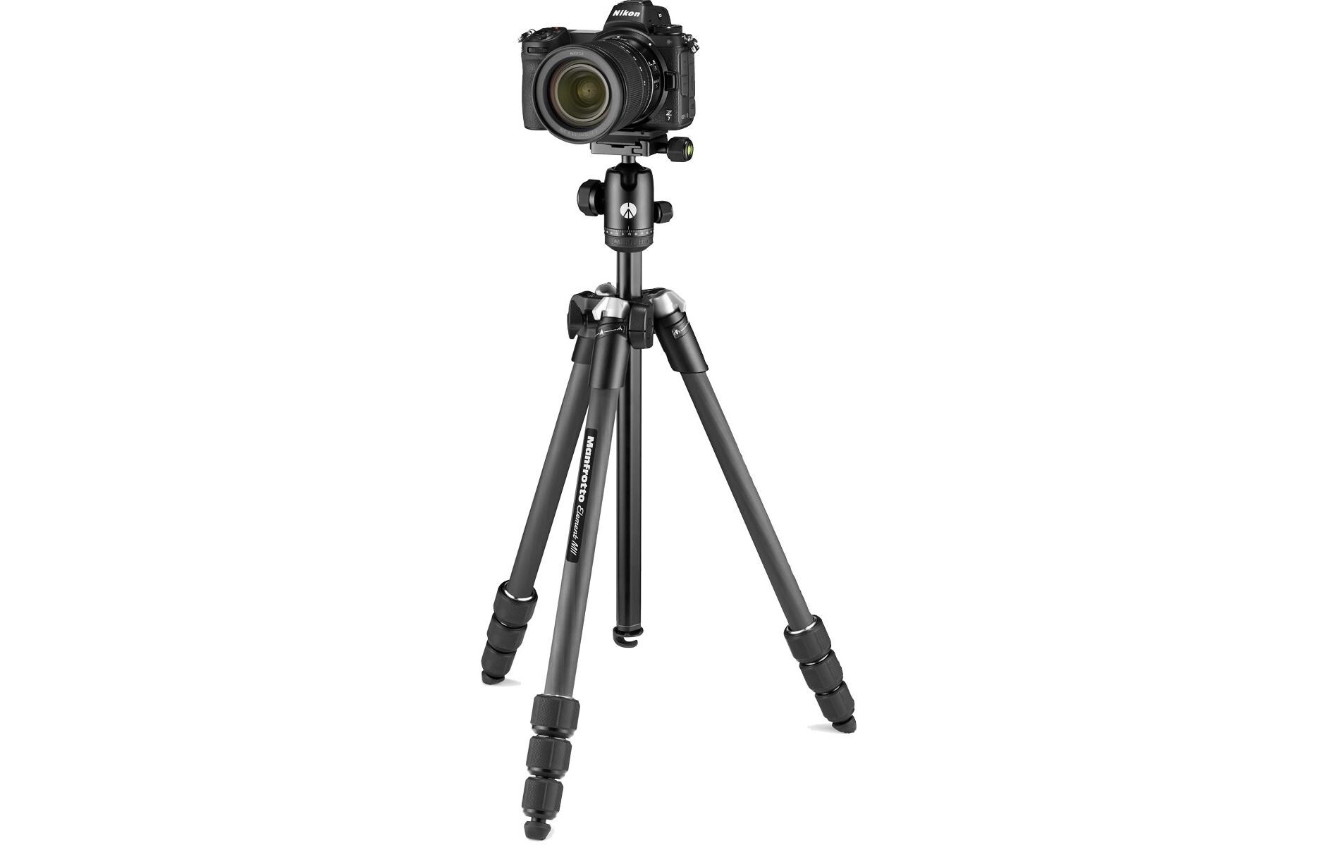 Elements MII Mobile Bluetooth Carbon Schwarz<br>Leichtes Dreibeinstativ mit hoher maximaler Belastung