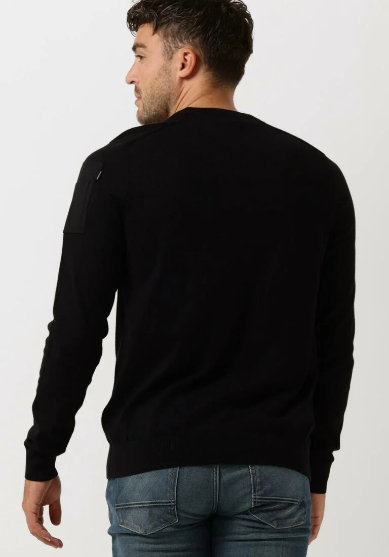 PME LEGEND zwarte pme legend trui buckley knit
