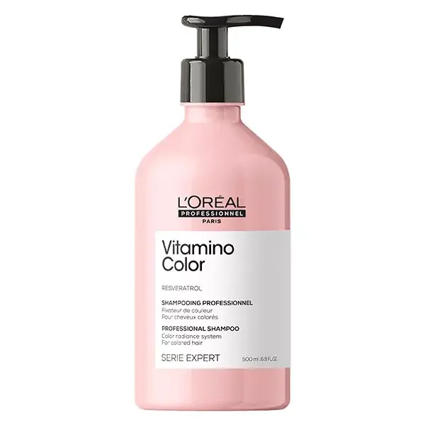 L'Oréal Professionnel Serie Expert Vitamino Color Shampoing Fixateur de Couleur 500ml