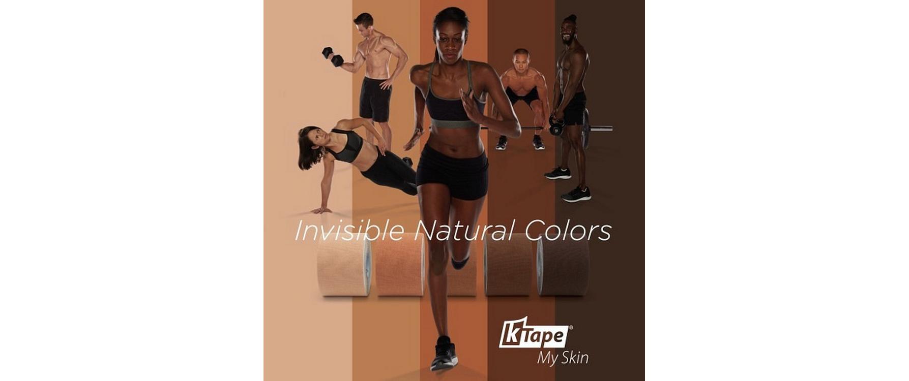 My Skin dark brown 5 cm x 5 mAtmungsaktives Kinesiology Tape für Muskeln und Gelenke