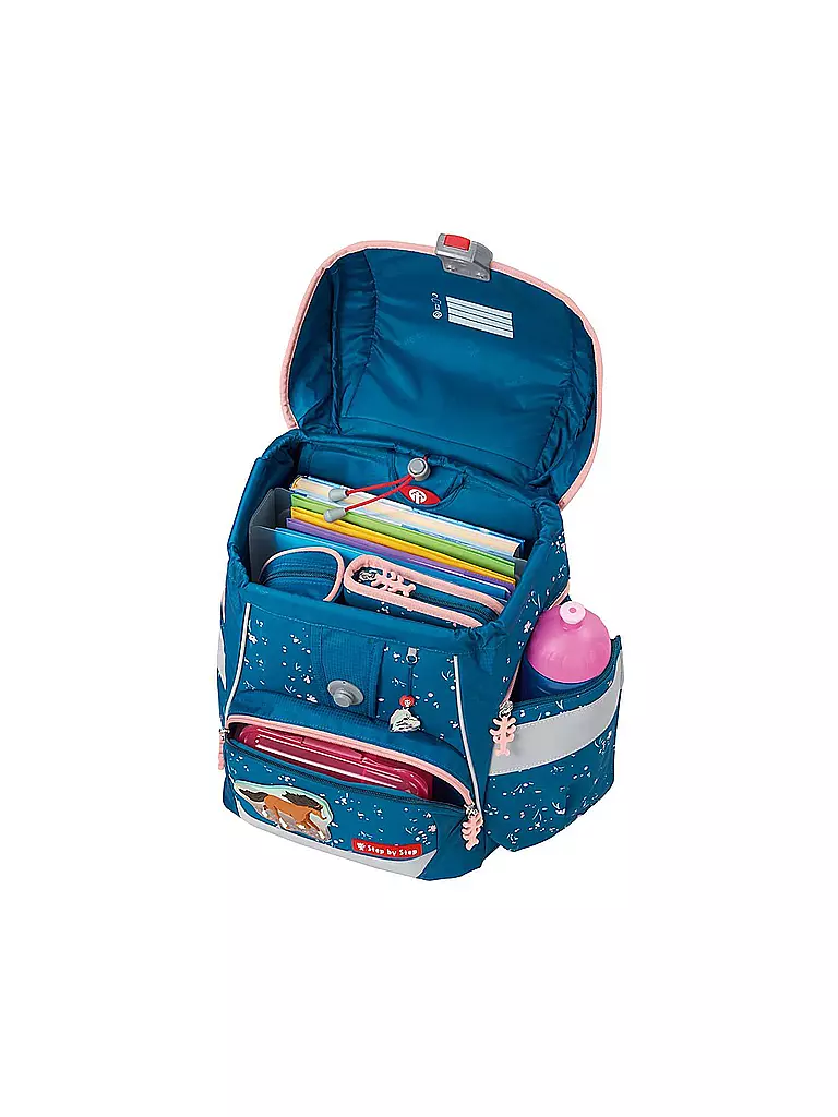 STEP BY STEP Schulranzen Set 2in1 Plus Wild Horse Ronja  blau