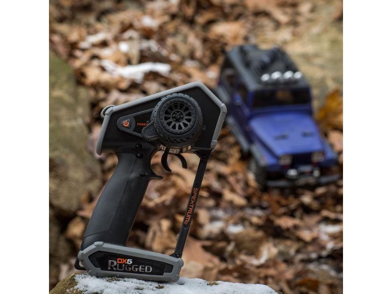 Spektrum Fernsteuerung DX5 Rugged DSMR mit SR515 Solider 5-Kanal Sender für RC Fahrzeuge