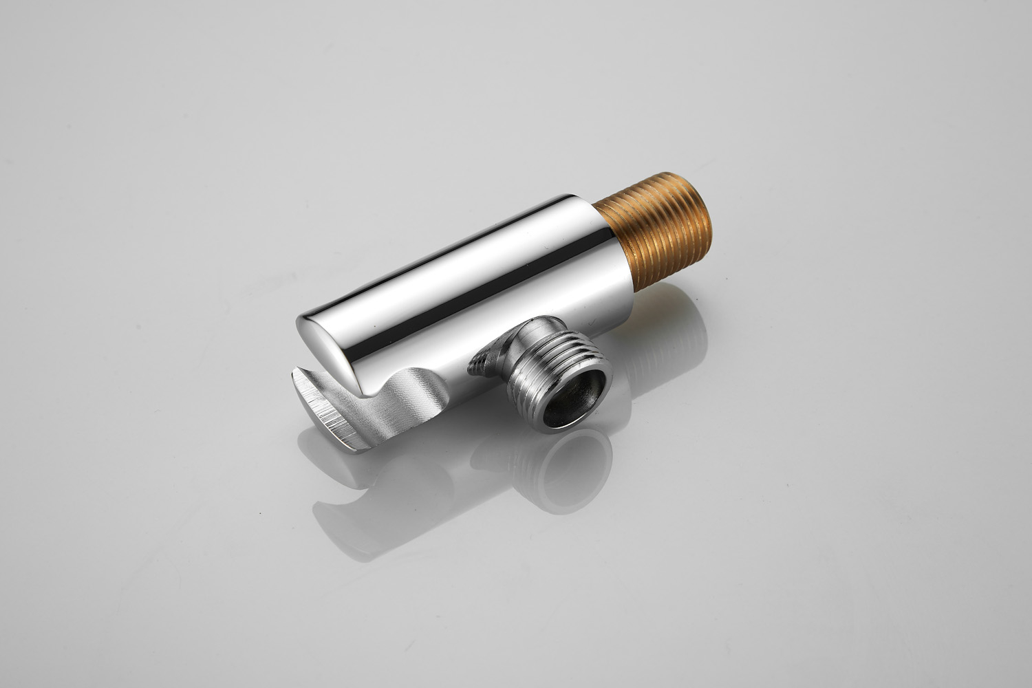 Saniclear Plus handdouche houder met wateraansluiting chroom