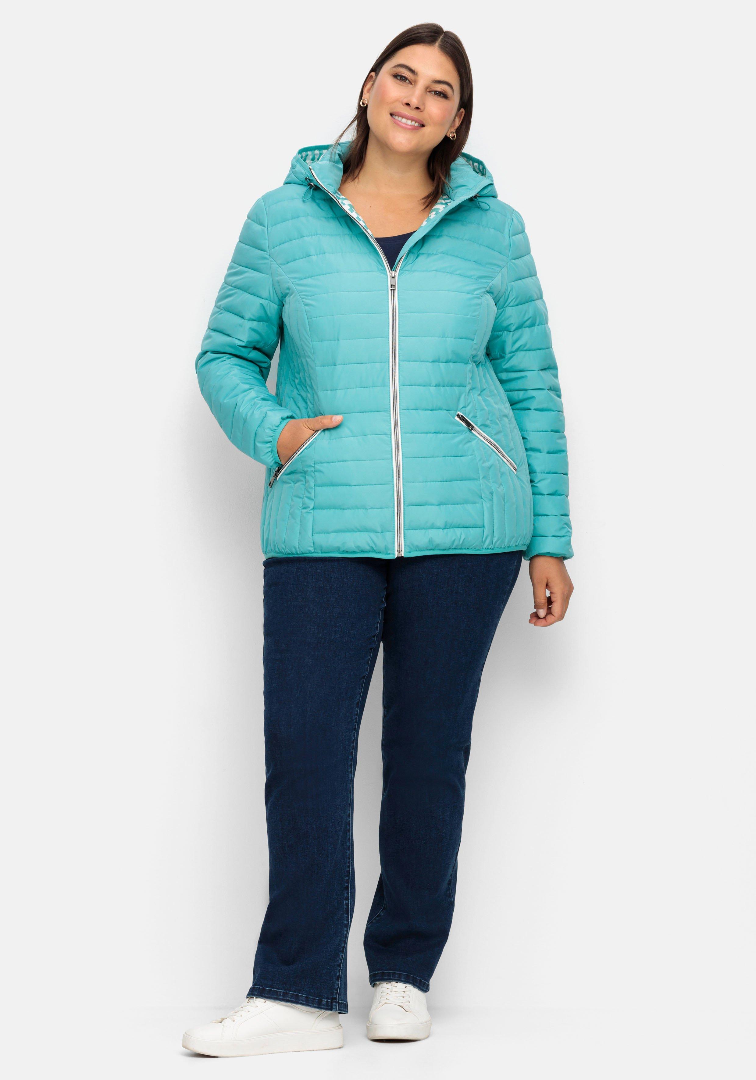 Leichte Steppjacke mit abnehmbarer Kapuze