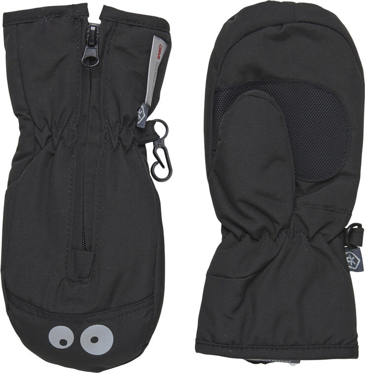 Color Kids Mittens - W. Zipper Black