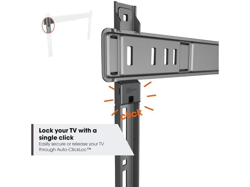 Vogel's Wandhalterung ELITE TVM 5405B Schwarz Flache TV-Wandhalterung für 32