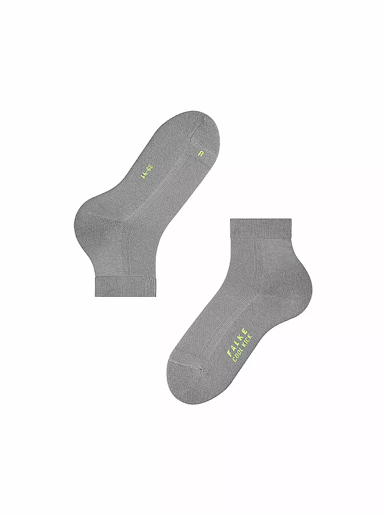 FALKE Kurzsocken COOL KICK light grey melange hellgrau
