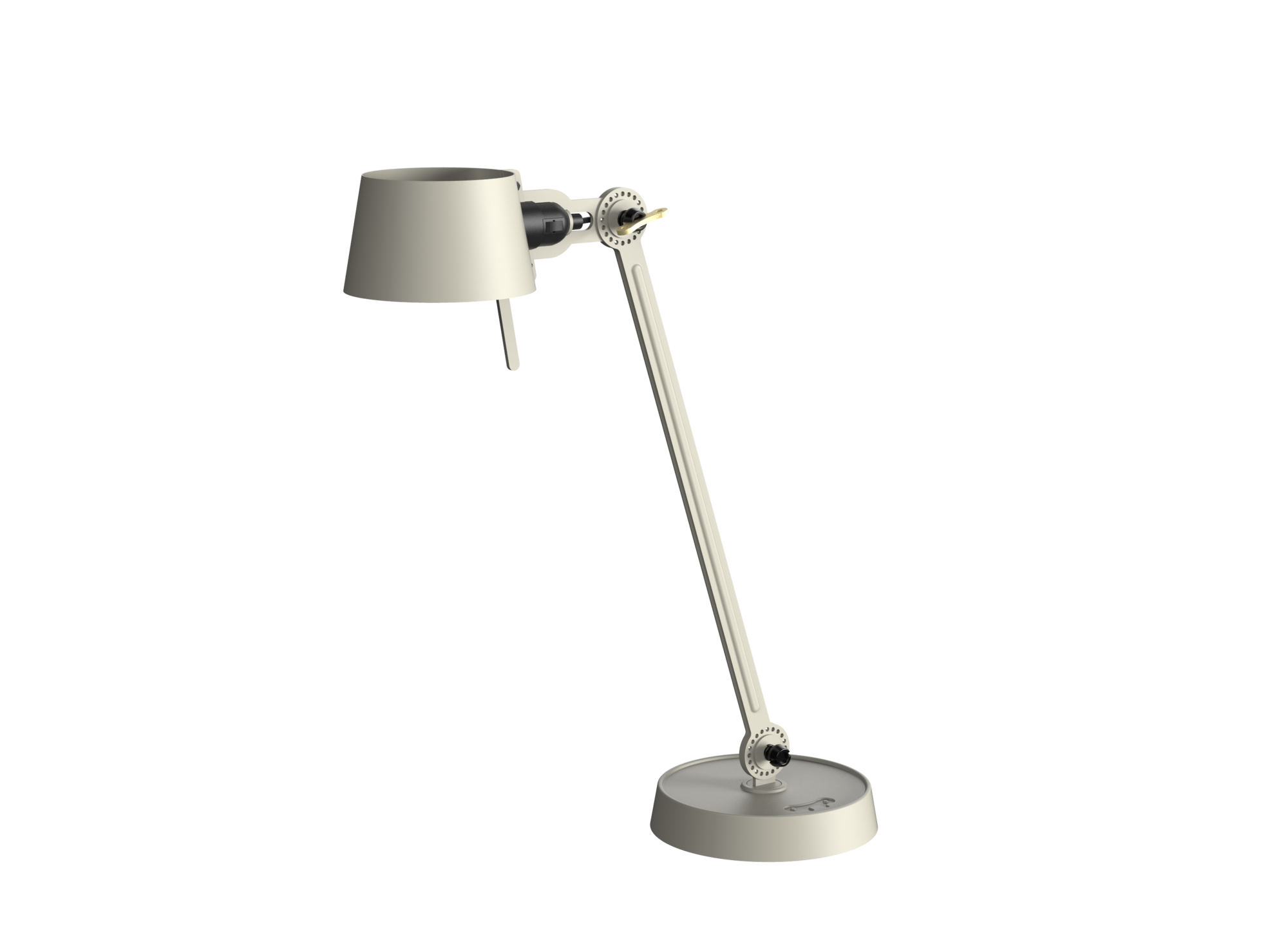 Bureaulamp Bolt met voet 1 arm ash grey