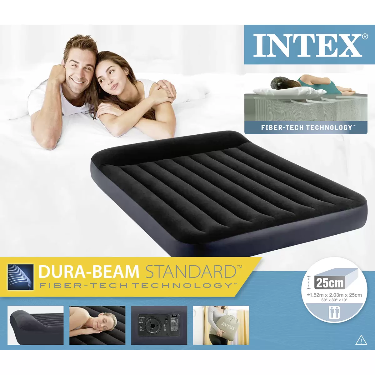 Luftbett Intex Queen Pillow RestClassic