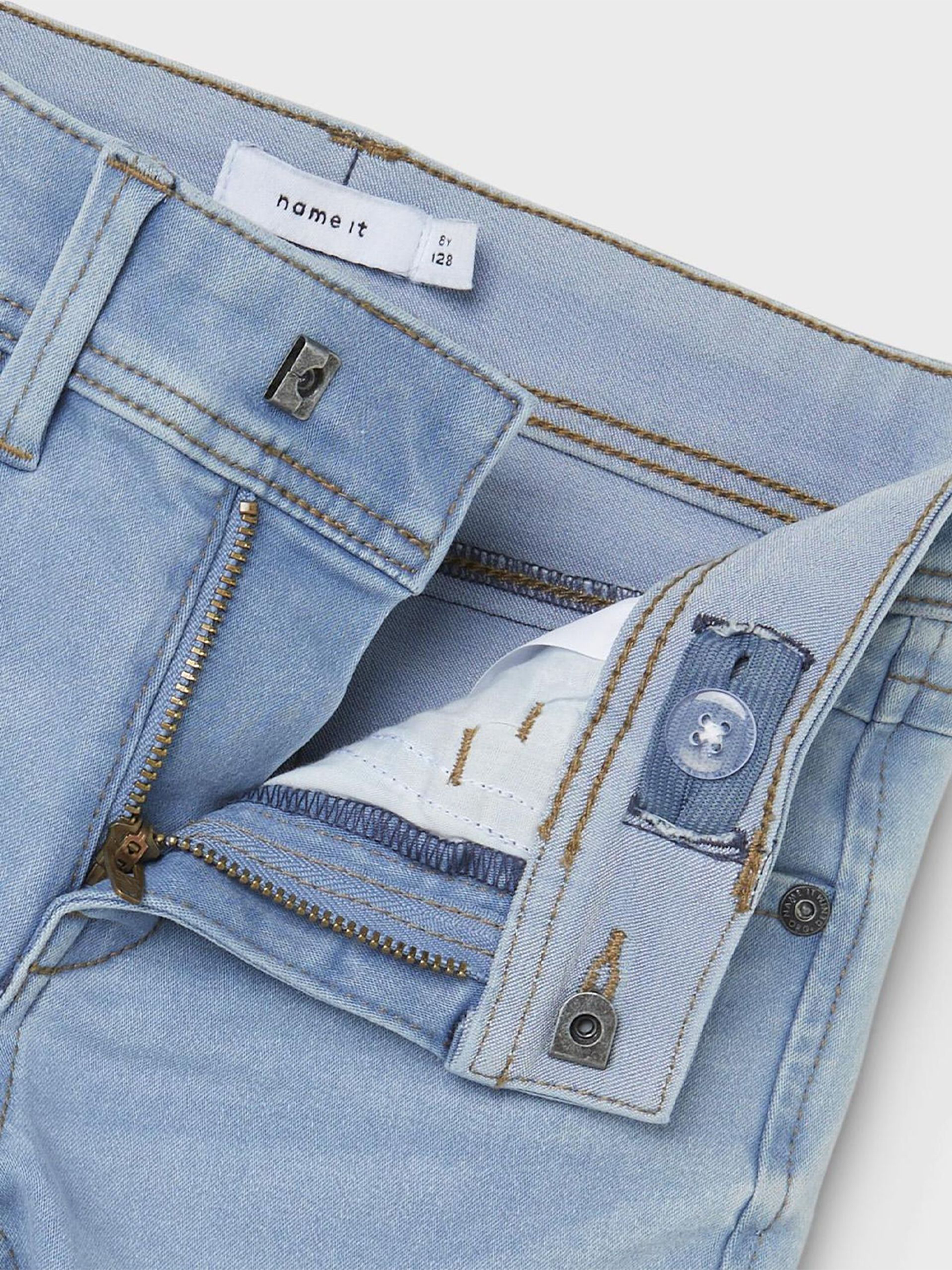 Silas Slim Denim Long Shorts