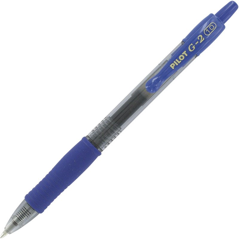 Stylos roller Pilot G2 rétractable pointe 1 mm - écriture large