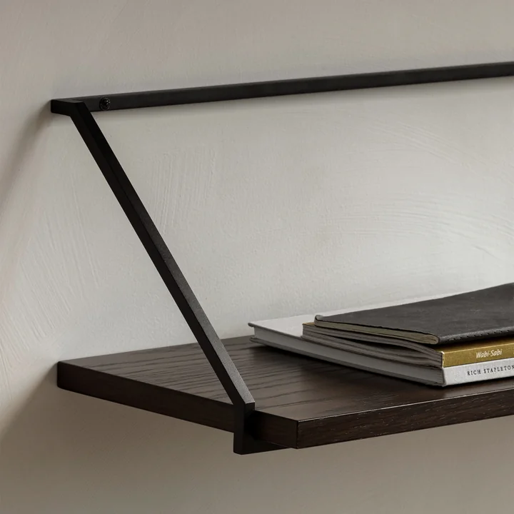Audo - Rail Wandregal, 25 x 95 cm, Eiche natur
