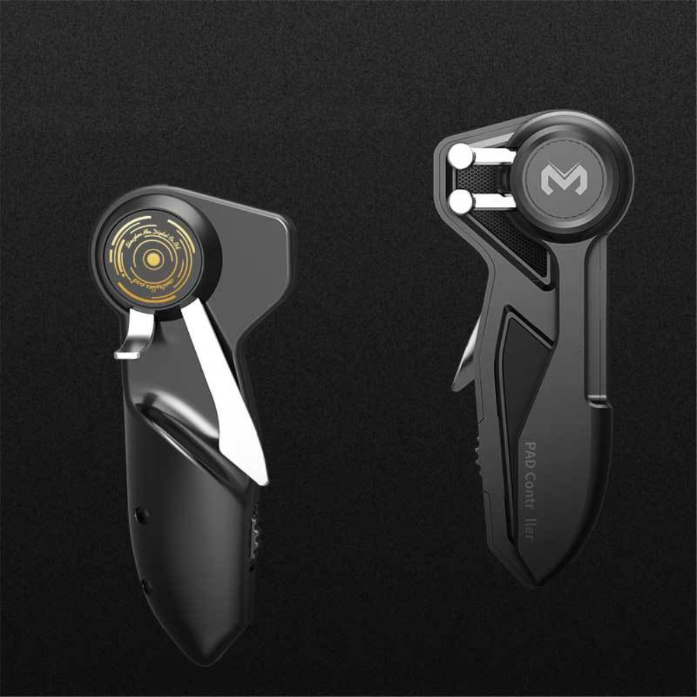 (2er Set) Mobile Controller Griffe Gaming Joystick Trigger Griffe für iPad / Tablet - Schwarz