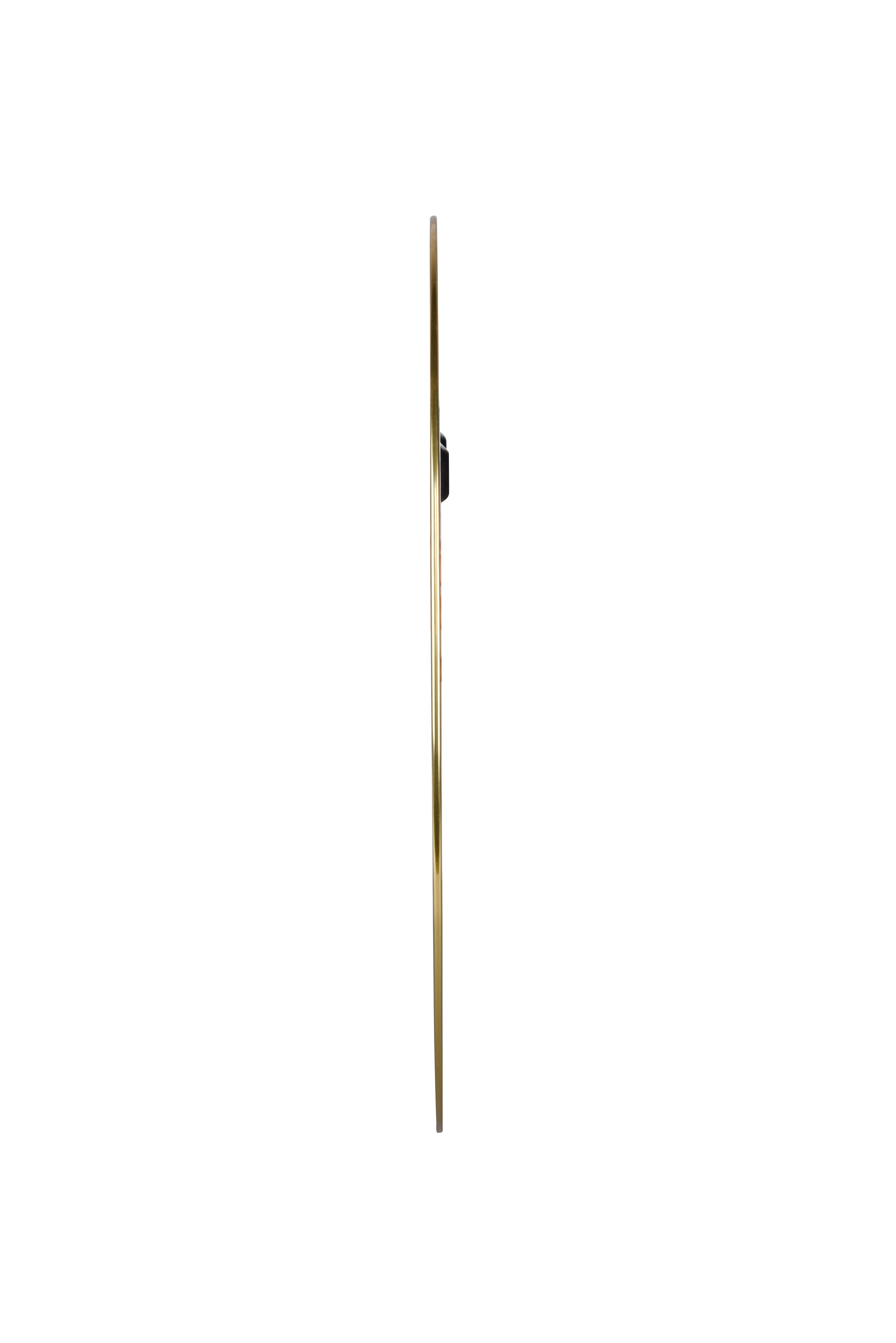 Wandspiegel MILA rund 50 cm goldfarbig