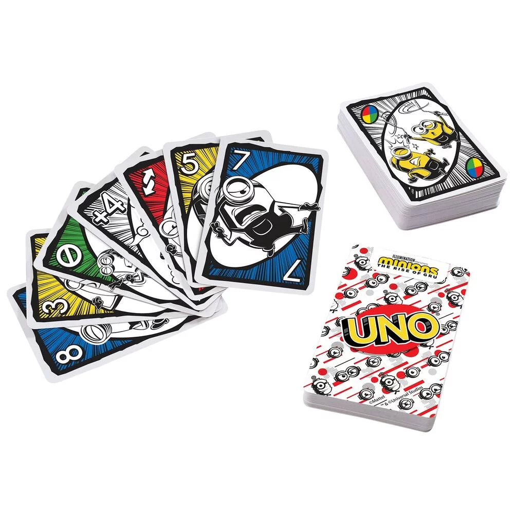 JEU DE CARTES FAMILLE - UNO MINIONS 2