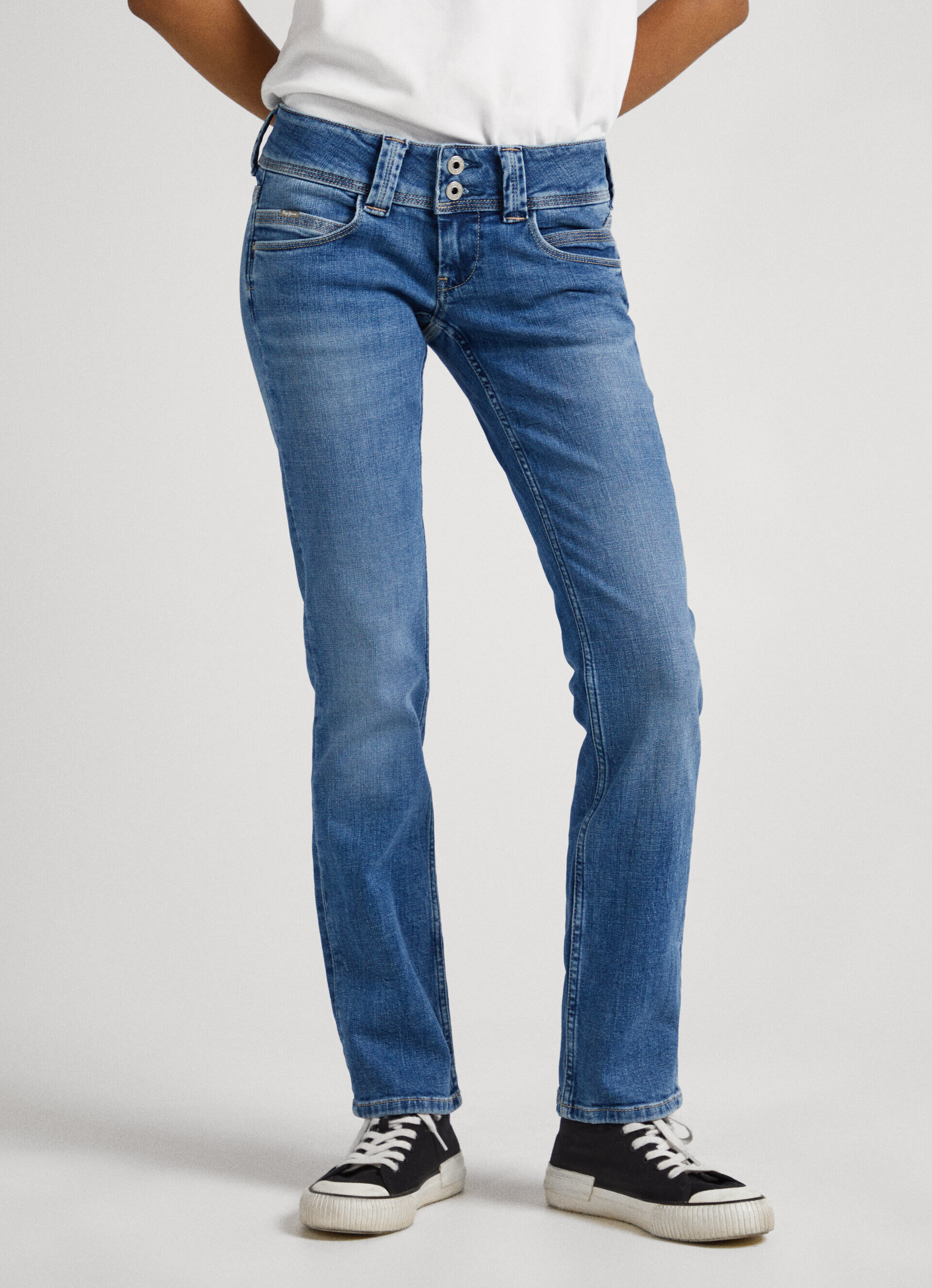 JEANS VENUS FIT REGULAR TIRO BAJO - denim