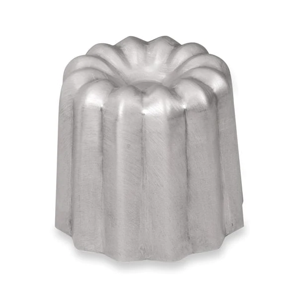 Lot 4 Moules canelés en aluminium revêtu Gobel