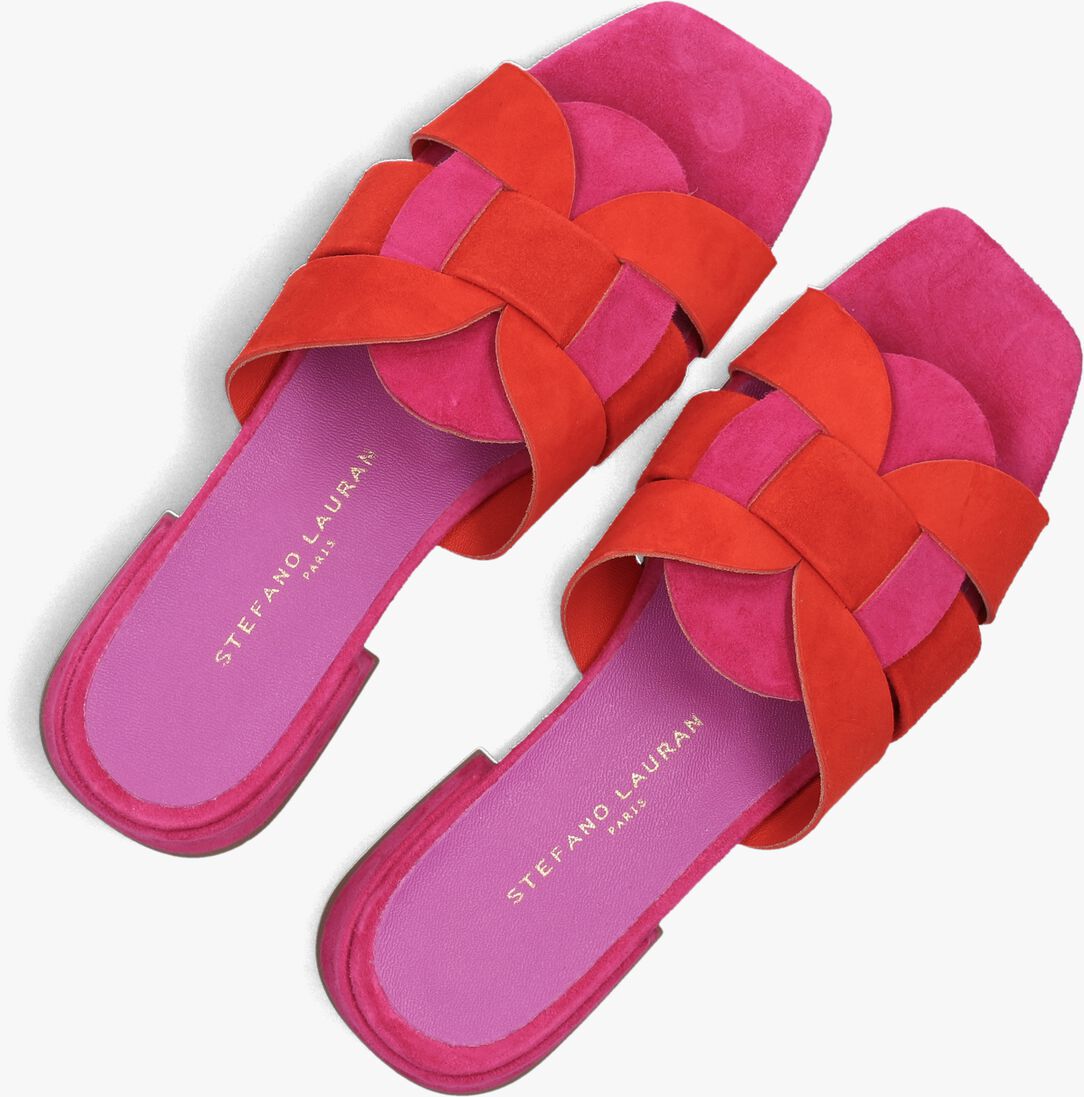paarse stefano lauran slippers karin