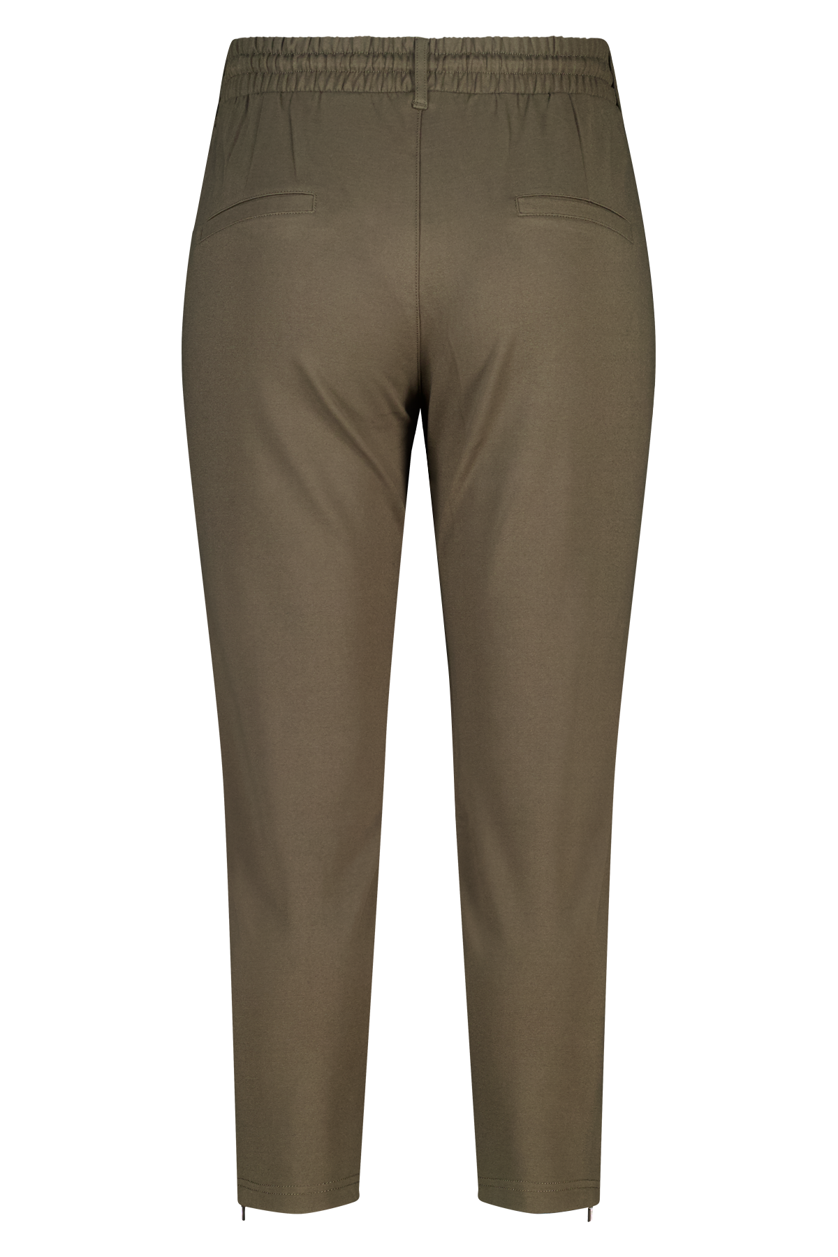 Slim fit broek Donker khaki