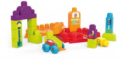 Mega Bloks Build 'n Learn Lekebord med Byggeklosser