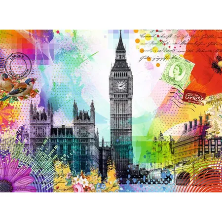 Ravensburger Puzzle - Grüße aus London, 1000 Teile