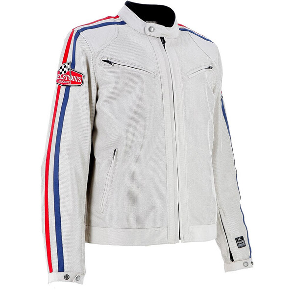 Helstons - Blouson Racing Air Motul Argent