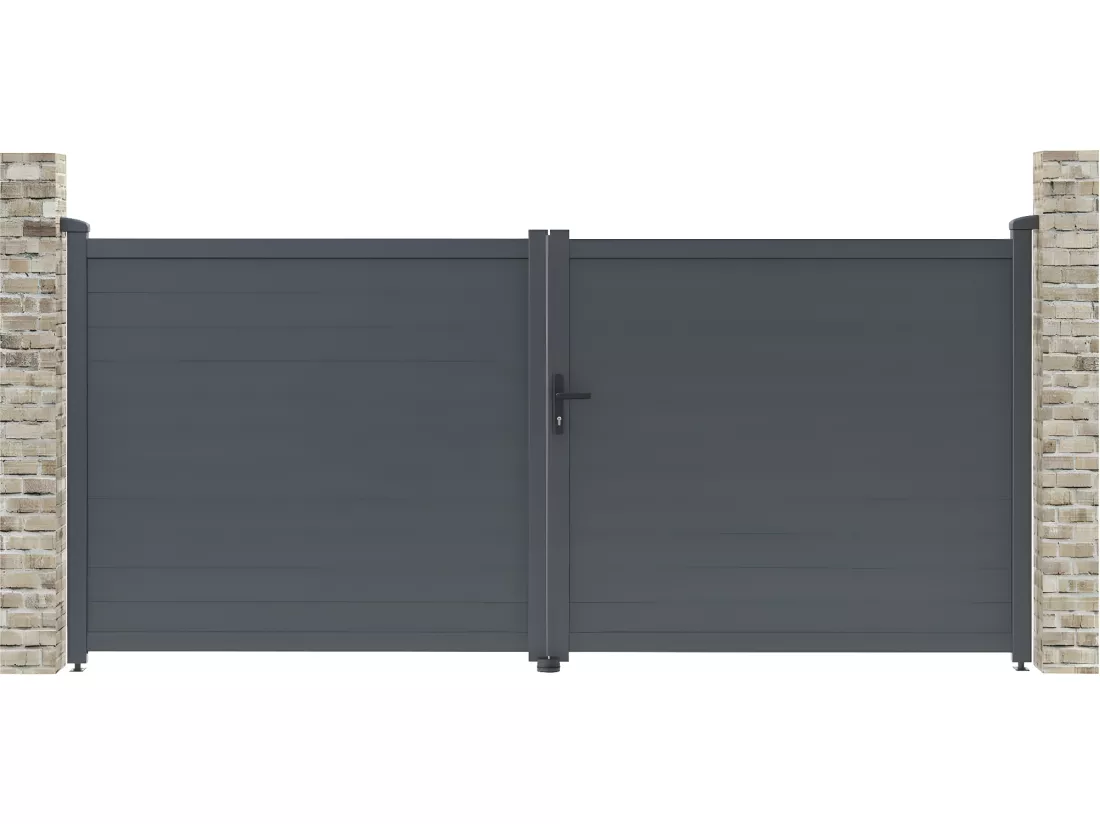 Portail aluminium 